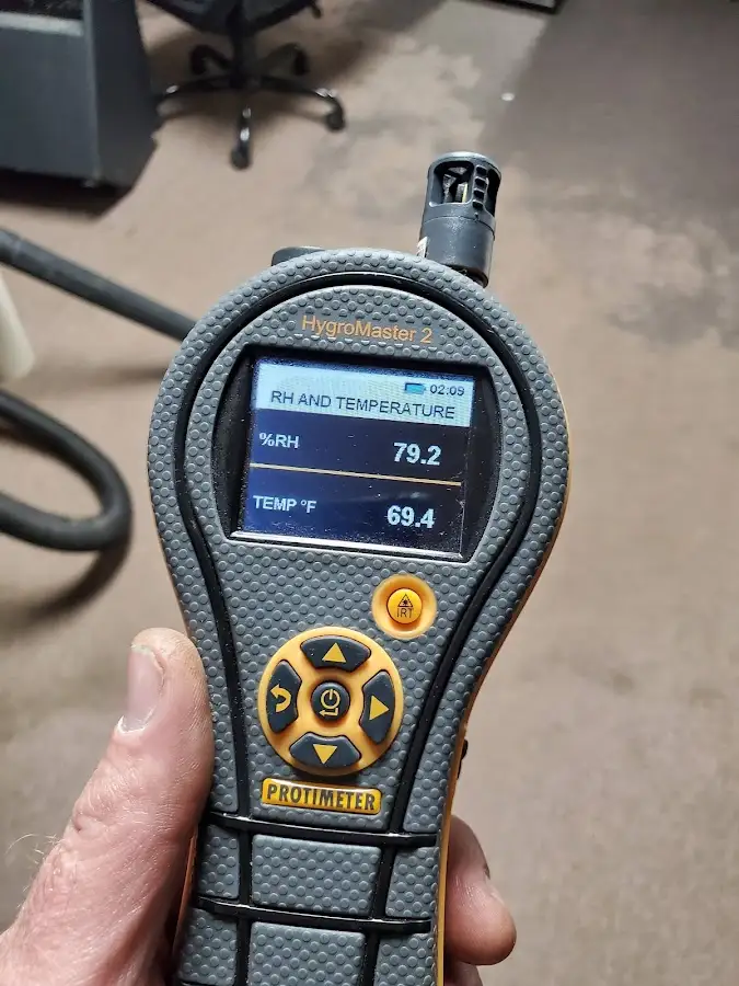 Moisture meter humidity assessment for Mold Remediation & Removal in Vermillion